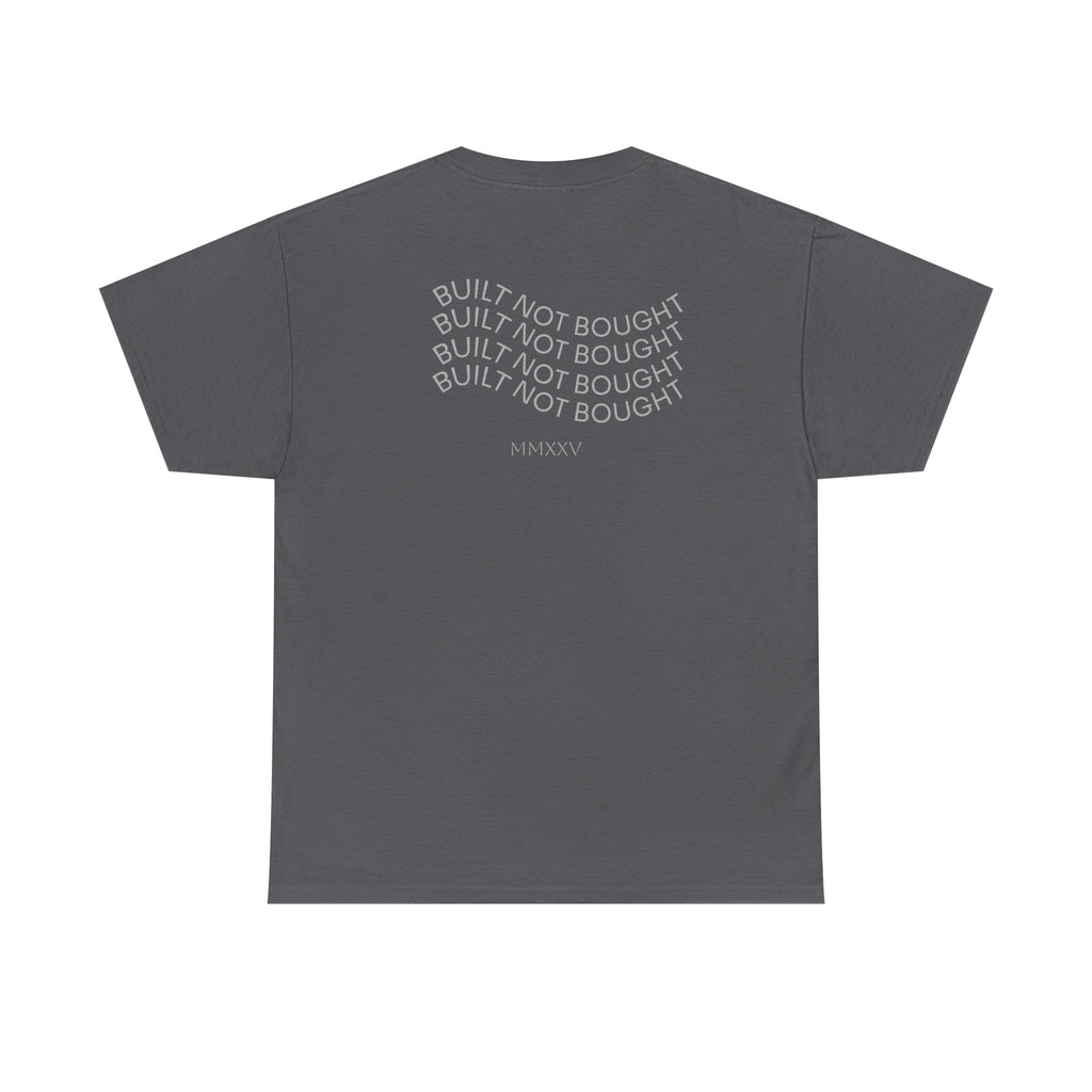 BRUTUS Built Not Bought Tee, Heavy Cotton T-Shirt, Men's Graphic Top, Streetwear Apparel, Custom