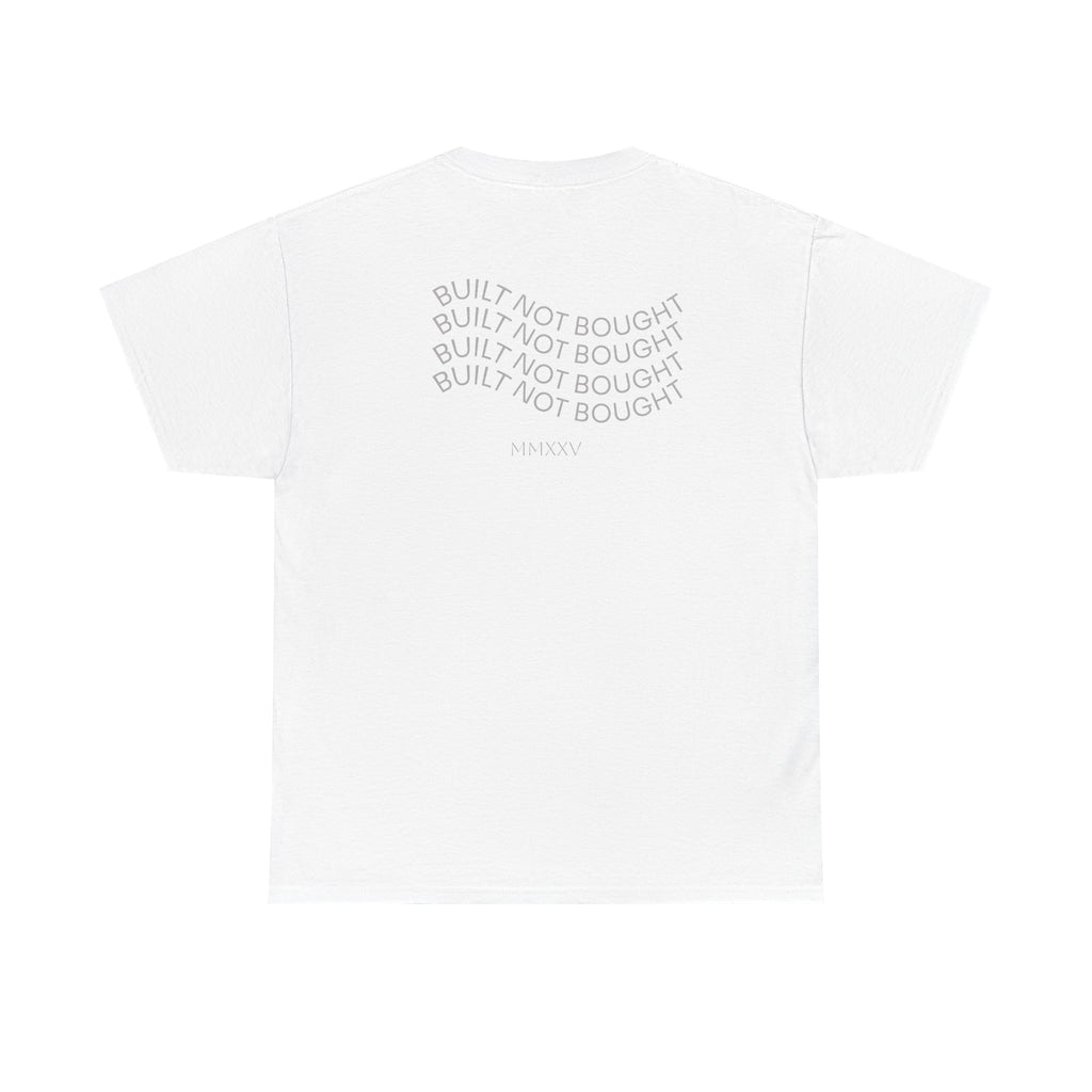 BRUTUS Built Not Bought Tee, Heavy Cotton T-Shirt, Men's Graphic Top, Streetwear Apparel, Custom