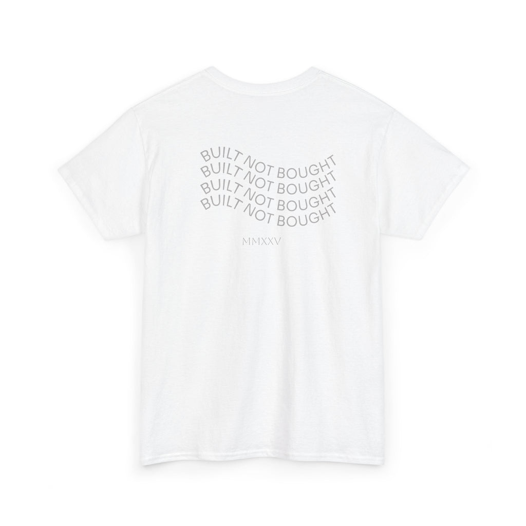 BRUTUS Built Not Bought Tee, Heavy Cotton T-Shirt, Men's Graphic Top, Streetwear Apparel, Custom