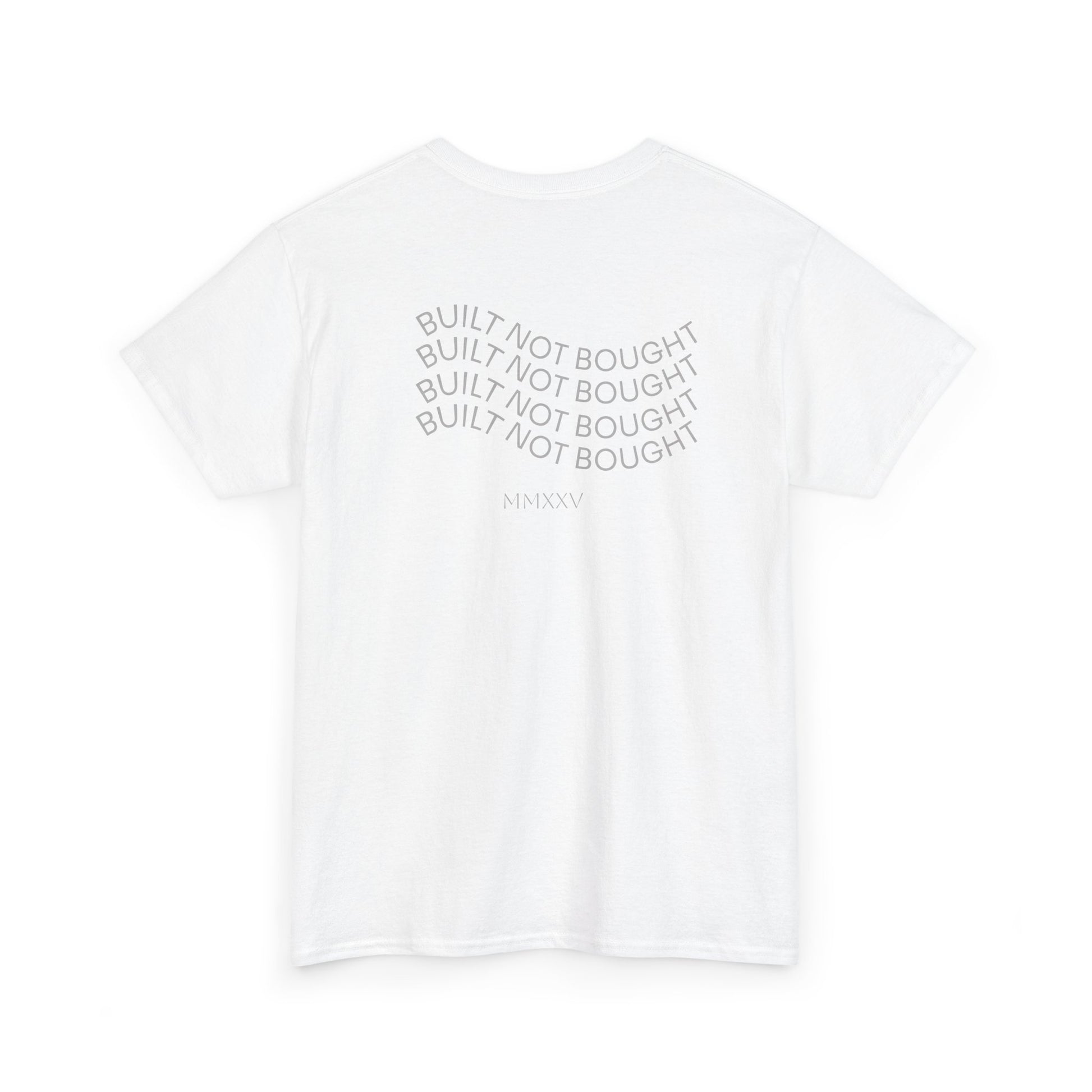 BRUTUS Built Not Bought Tee, Heavy Cotton T-Shirt, Men's Graphic Top, Streetwear Apparel, Custom