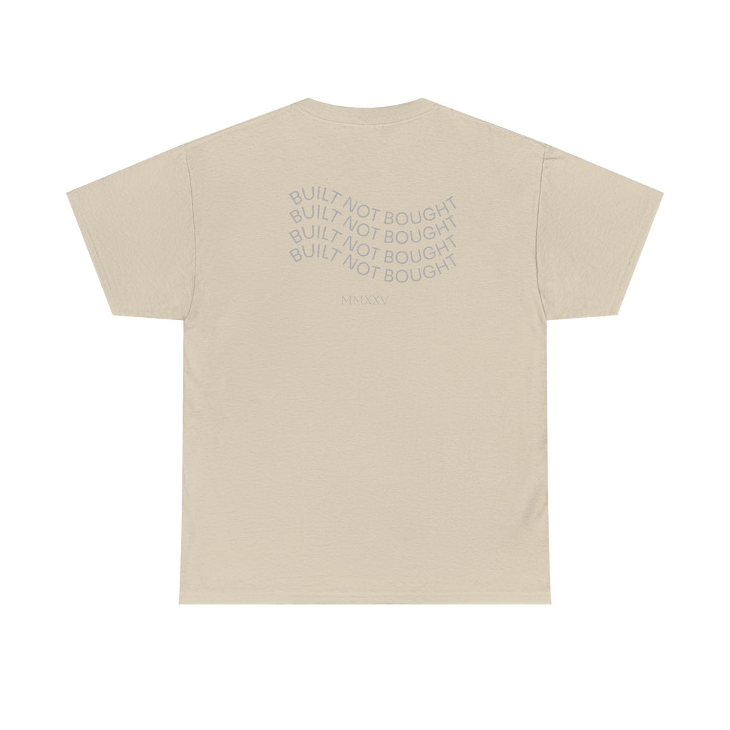 BRUTUS Built Not Bought Tee, Heavy Cotton T-Shirt, Men's Graphic Top, Streetwear Apparel, Custom