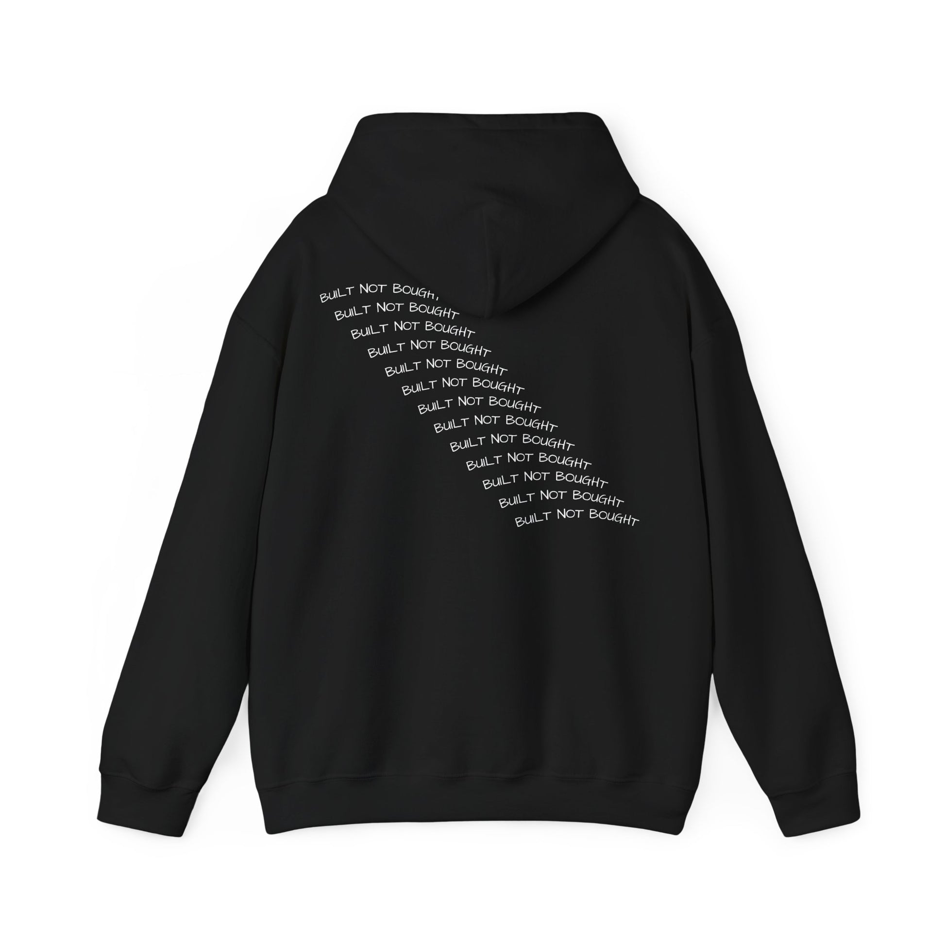 BRUTUS Built Not Bought Hoodie, Sweatshirt, Custom Hooded Jumper, Streetwear, Mens Clothing