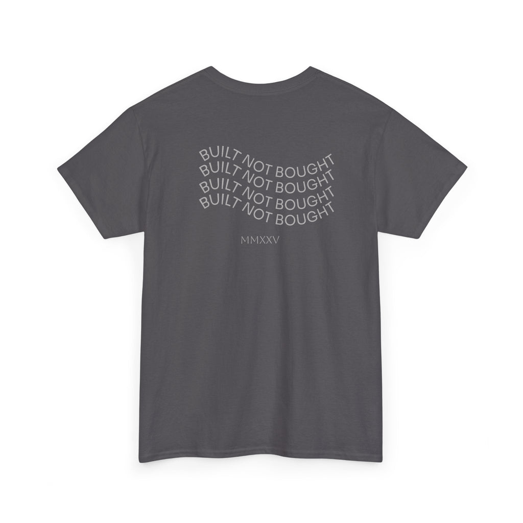 BRUTUS Built Not Bought Tee, Heavy Cotton T-Shirt, Men's Graphic Top, Streetwear Apparel, Custom