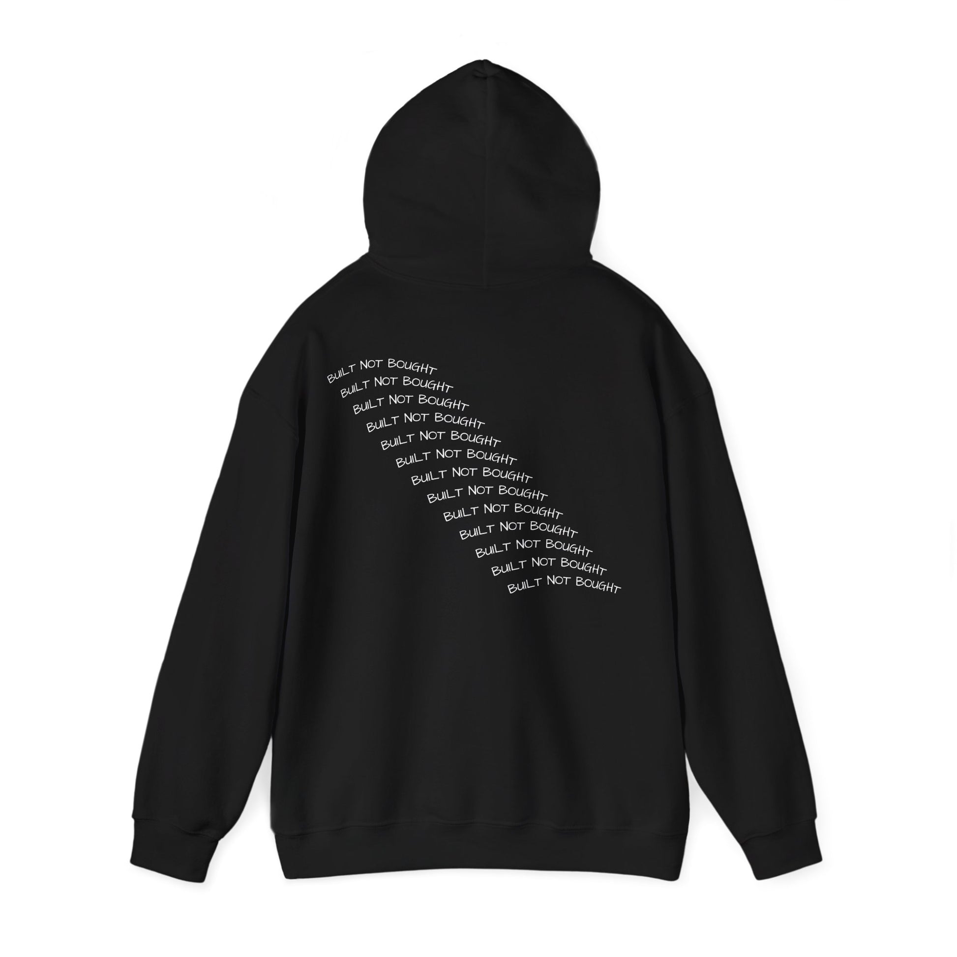 BRUTUS Built Not Bought Hoodie, Sweatshirt, Custom Hooded Jumper, Streetwear, Mens Clothing